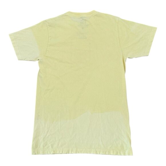 Taco Bell Logo Ripple Junction T Shirt Size Medium  Pale Yellow Unisex Graphic - Picture 2 of 5